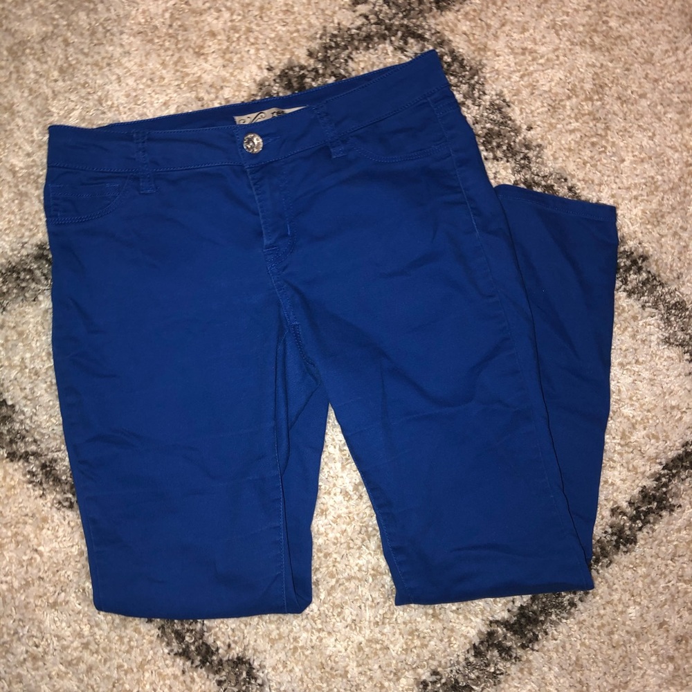 Royal Blue Skinny Pants